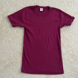 Petit Bateau Kids Maroon T-shirt